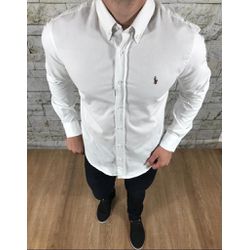 Camisa Manga Longa PRL Branco - 40001 - VITRINE SHOPS