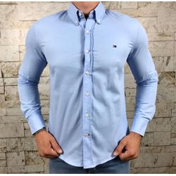 Camisa Manga Longa TH Azul - 1454 - VITRINE SHOPS