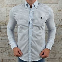 Camisa Manga Longa PRL Xadrez Azul - 2003 - DROPA AQUI