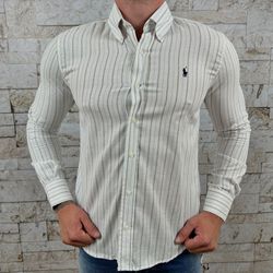 Camisa Manga Longa PRL Branco⭐ - 2033 - VITRINE SHOPS