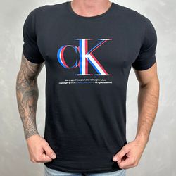 Camiseta CK Preto DFC - 2323 - REI DO ATACADO