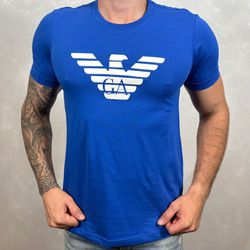 Camiseta Armani Azul Bic - B-2541 - DROPA AQUI