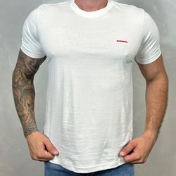 Camiseta Diesel Branco⭐ - B-2657 - DROPA AQUI