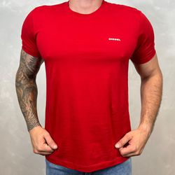 Camiseta Diesel Vermelho⭐ - B-2659 - REI DO ATACADO