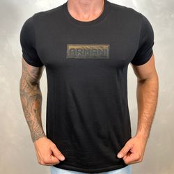 Camiseta Armani Preto - B-2816 - BARAOMULTIMARCAS