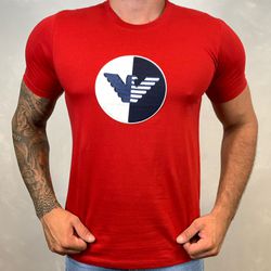 Camiseta Armani Vermelho - A-2818 - DROPA AQUI