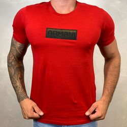 Camiseta Armani Vermelho - A-2829 - DROPA AQUI