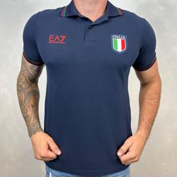 Polo Armani Azul - A-2843 - VITRINE SHOPS