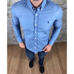 Camisa Manga Longa PRL Azul - 40079 - VITRINE SHOPS