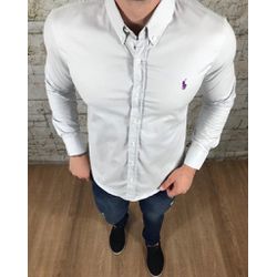 Camisa manga Longa PRL Cinza gelo - 292 - VITRINE SHOPS
