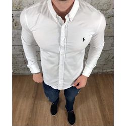 Camisa Manga Longa PRL Branco - 299 - VITRINE SHOPS