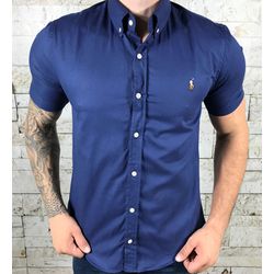  Camisa Manga Curta PRL Azul Bic - 30020 - DROPA AQUI