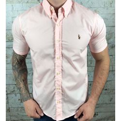 Camisa Manga Curta PRL Rosa - 30028 - DROPA AQUI