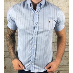  Camisa Manga Curta PRL Azul⭐ - 30035 - DROPA AQUI