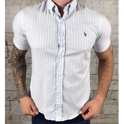 Camisa Manga Curta PRL Azul - 30042 - VITRINE SHOPS