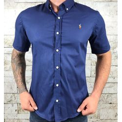 Camisa Manga Curta PRL Azul Marinho - 30046 - VITRINE SHOPS