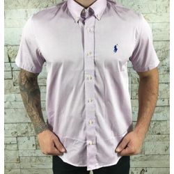 Camisa Manga Curta PRL Lilas - 30053 - ESTAMOS JUNTO