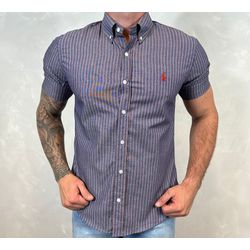 Camisa Manga Curta PRL Azul - 30078 - DROPA AQUI