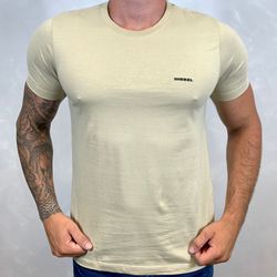 Camiseta Diesel Caqui ⭐ - B-3086 - REI DO ATACADO