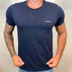 Camiseta Aramis Azul - C-3311 - REI DO ATACADO
