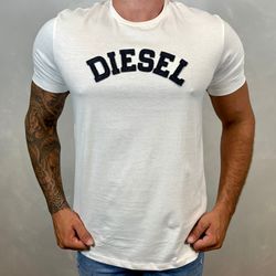 Camiseta Diesel Branco⭐ - A-3325 - REI DO ATACADO