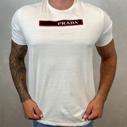 Camiseta Prada Branco⭐ - A-3330 - DROPA AQUI