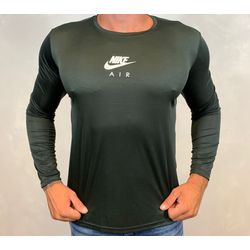 Camiseta Nike Dry Fit Manga Longa Preto - 3462 - DROPA AQUI