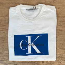 Camiseta CK Branco DFC⭐ - 3560 - DROPA AQUI