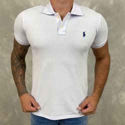 Polo PRL Branco - A-3762 - BARAOMULTIMARCAS