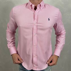 Camisa Manga Longa PRL Rosa - 40195 - DROPA AQUI