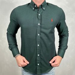 Camisa Manga Longa PRL Verde - 40207 - VITRINE SHOPS