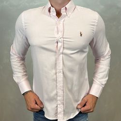 Camisa Manga Longa PRL Rosa⭐ - 40263 - DROPA AQUI