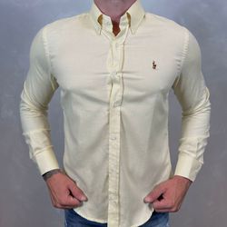 Camisa Manga Longa PRL Amarelo - 40266 - VITRINE SHOPS