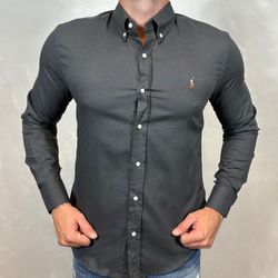 Camisa Manga Longa PRL Grafite ⭐ - 40275 - DROPA AQUI