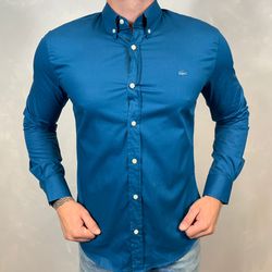 Camisa Manga Longa LCT Azul ⭐ - 40290 - RP IMPORTS