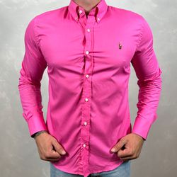 Camisa Manga Longa PRL Rosa ⭐ - 40309 - VITRINE SHOPS