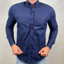 Camisa Manga Longa PRL Azul - 40314 - VITRINE SHOPS