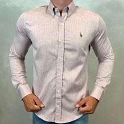 Camisa Manga Longa PRL Vinho - 40398 - LOJA VIPIX