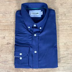 Camisa Manga Longa LCT Azul⭐ - 40489 - REI DO ATACADO