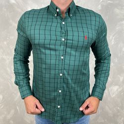 Camisa Manga Longa PRL Xadrez Verde - 40502 - VITRINE SHOPS