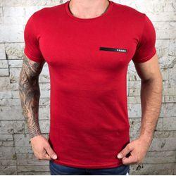 Camiseta Prada Vermelho⭐ - B-761 - BARAOMULTIMARCAS