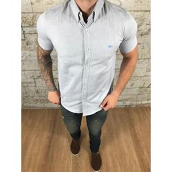 Camisa Manga curta LCT cinza logo azul - clctc104 - VITRINE SHOPS