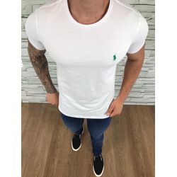 Camiseta PRL Branco Logo Verde - crl54c - VITRINE SHOPS