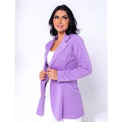 Blazer Neoprene Longo Lilas - F-216 - DROPA AQUI