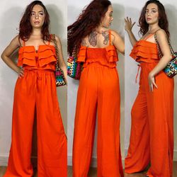 Conjunto Paty Laranja - F-320 - DROPA AQUI