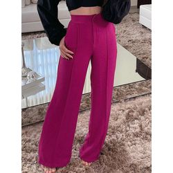 Calça Pantalona Duna Fucsia - F-359 - DROPA AQUI