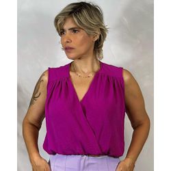 Blusa Gola Solta Fucsia - F-374 - VITRINE SHOPS