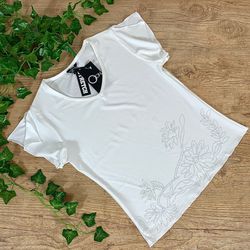 T-Shirt Off White - F-463 - DROPA AQUI