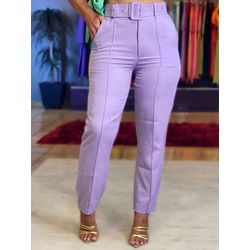 Calça Alfaiataria Premium Lavanda - F-470 - DROPA AQUI