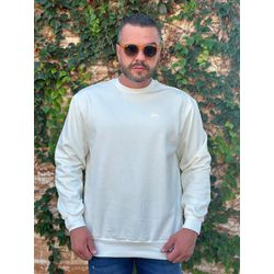 Blusa Moletom LCT Creme - 1440 - DROPA AQUI